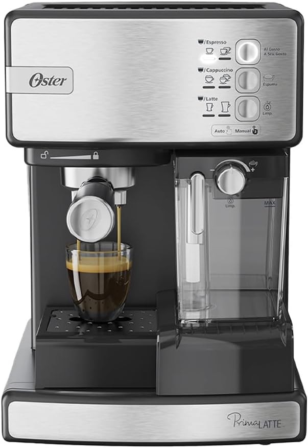 Cafeteira Espresso Oster Nova PrimaLatte Inox 127V